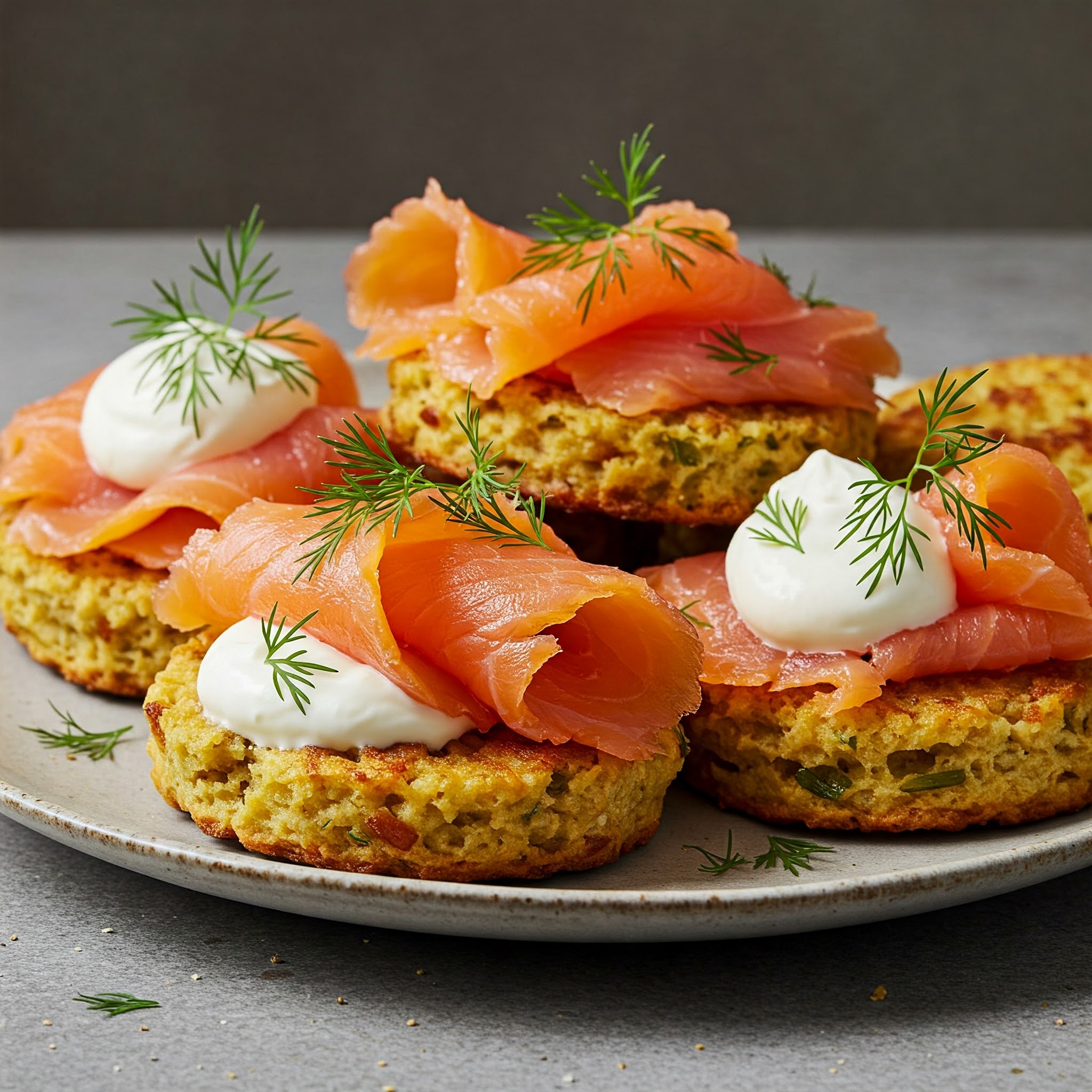 Tattie Scones with Smoked Salmon recipe